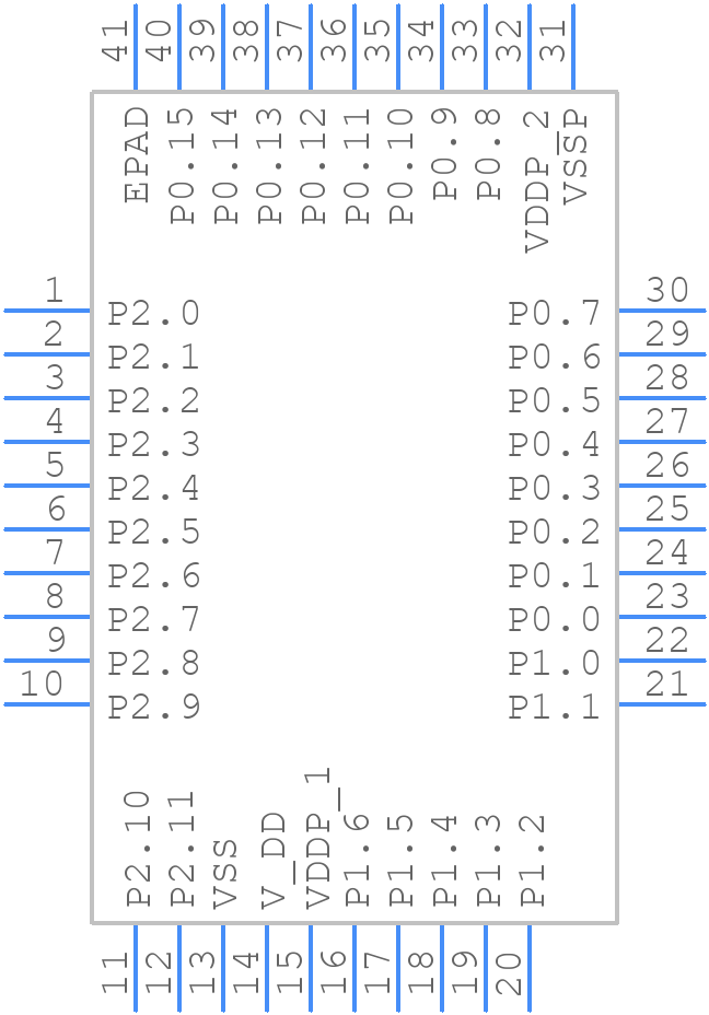 XMC1202Q040X0032ABXUMA1 - Infineon - PCB symbol