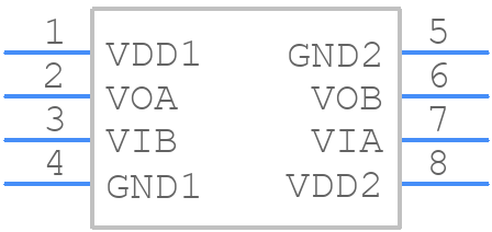 ADUM121N0BRZ - Analog Devices - PCB symbol