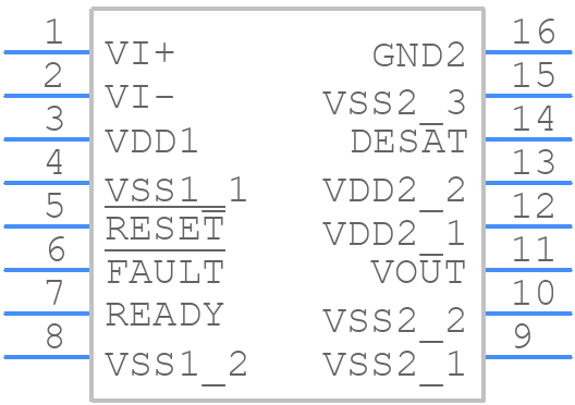 ADUM4136BRWZ - Analog Devices - PCB symbol