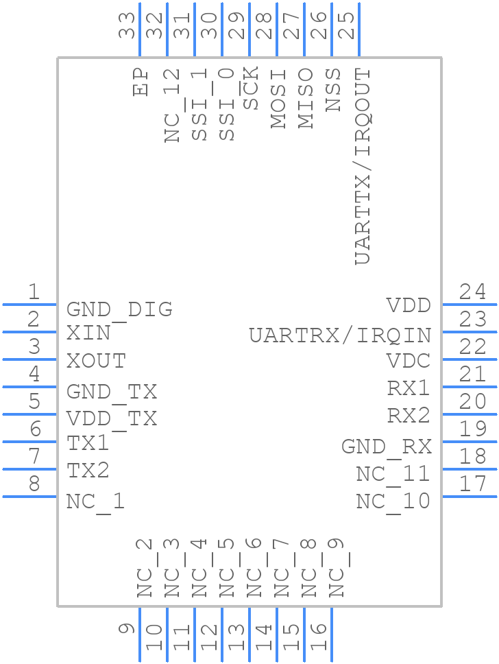 MLX90132SLQ-AEA-000-SP - Melexis - PCB symbol