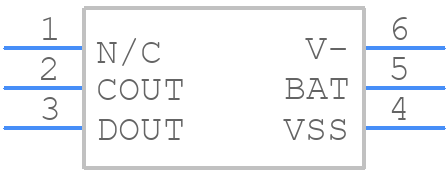 BQ29732DSER - Texas Instruments - PCB symbol