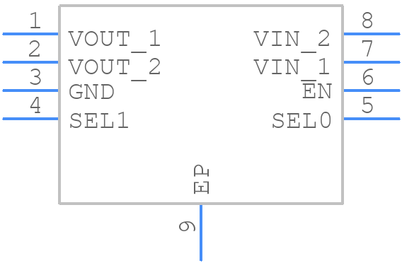 ADP198ACPZ-R7 - Analog Devices - PCB symbol