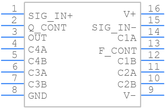 V2044A - cool audio - PCB symbol