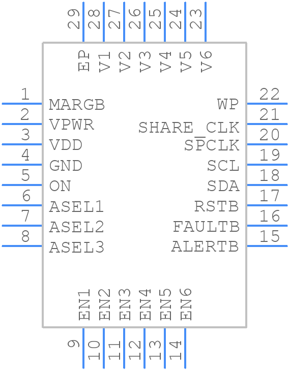 LTC2937IUHE#PBF - Analog Devices - PCB symbol