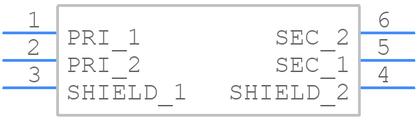 TG10-DA1NSLF - Halo Electronics - PCB symbol
