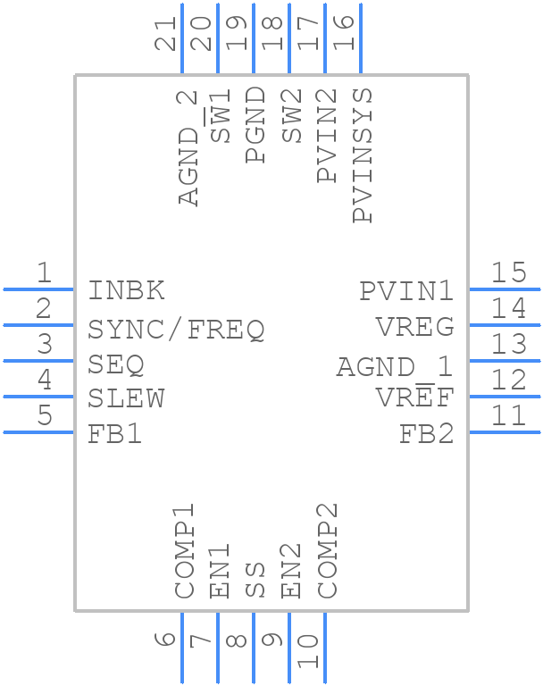ADP5070ACPZ-R7 - Analog Devices - PCB symbol