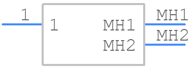 0731000154 - Molex - PCB symbol