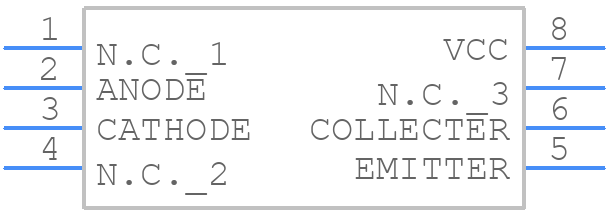 TLP559(F) - Toshiba - PCB symbol