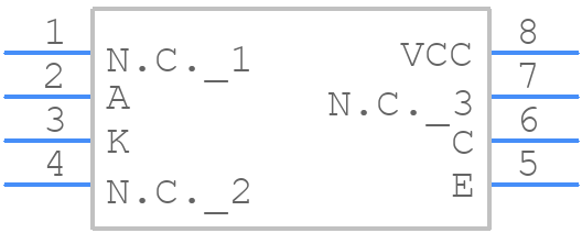 TLP559 - Toshiba - PCB symbol
