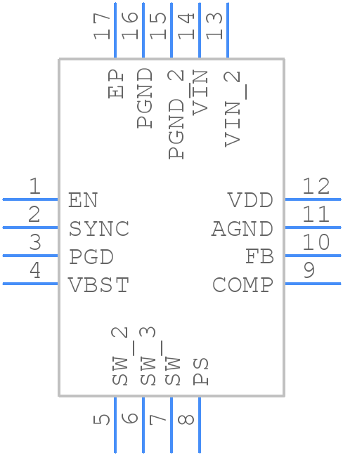 TPS53311RGTR - Texas Instruments - PCB symbol