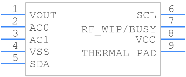 M24LR16E-RMC6T/2 - STMicroelectronics - PCB symbol