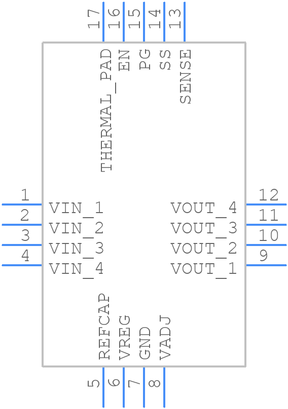 ADP1761ACPZ0.95-R7 - Analog Devices - PCB symbol