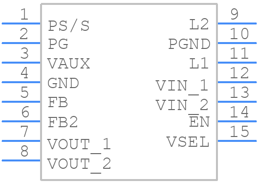 TPS630701RNMR - Texas Instruments - PCB symbol