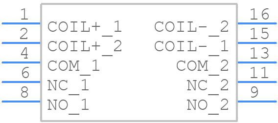 G6AK-274P-ST-US-DC3 - OMRON Electronics - PCB symbol