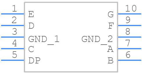 LSD056AG-102 - Kingbright - PCB symbol