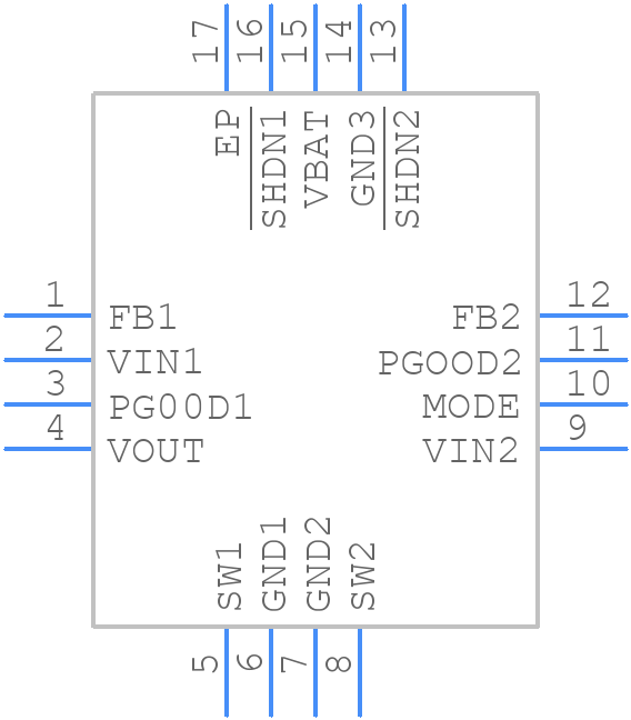 LTC3523EUD#PBF - Analog Devices - PCB symbol