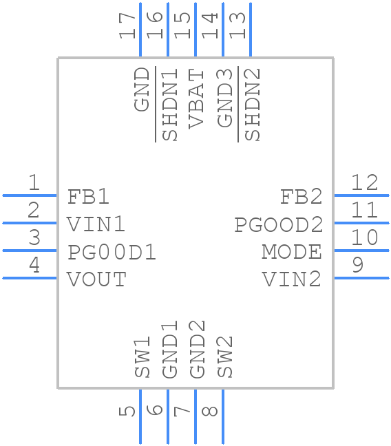 LTC3523EUD#TRPBF - Analog Devices - PCB symbol