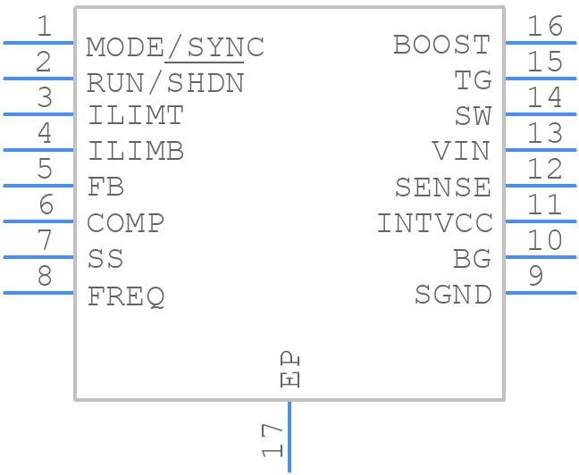 LTC3775EMSE#PBF - Analog Devices - PCB symbol