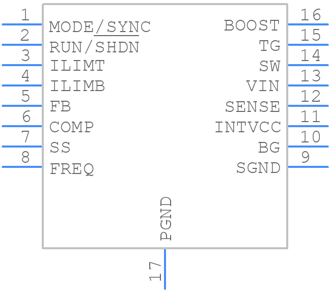 LTC3775IMSE#PBF - Analog Devices - PCB symbol