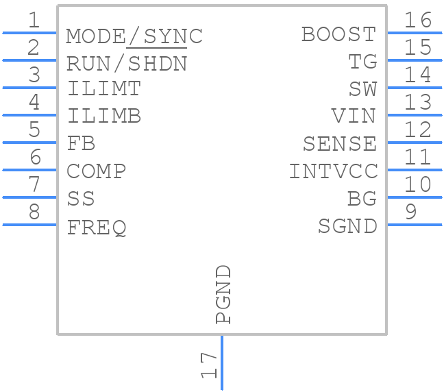 LTC3775IMSE#TRPBF - Analog Devices - PCB symbol