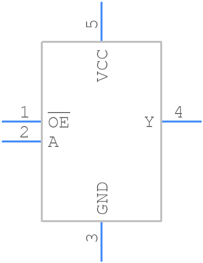 SN74LV1T125DCKR - Texas Instruments - PCB symbol
