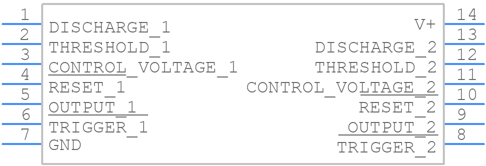 ICM7556IPD - Analog Devices - PCB symbol