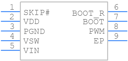 CSD97394Q4M - Texas Instruments - PCB symbol