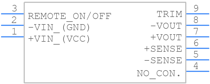 TEN 40-2410 - Traco Power - PCB symbol