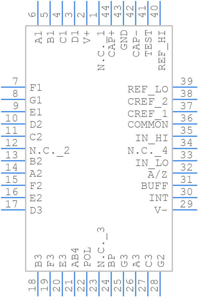 MAX138CQH+D - Analog Devices - PCB symbol