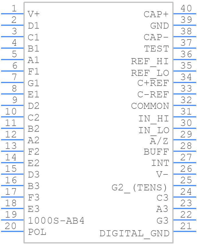 MAX139EPL+ - Analog Devices - PCB symbol
