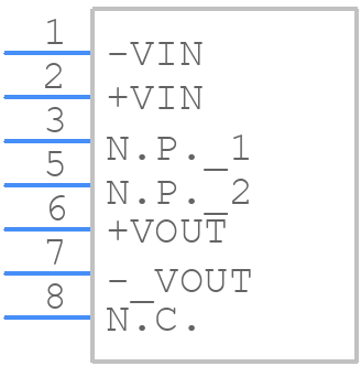 ITX2424SA - XP POWER - PCB symbol