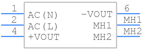 TMP 60112 - Traco Power - PCB symbol