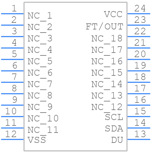 M41T00CAPPC1 - STMicroelectronics - PCB symbol