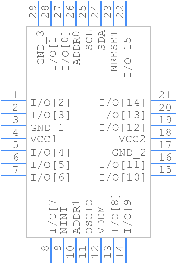 SX1509QBIULTRT - SEMTECH - PCB symbol