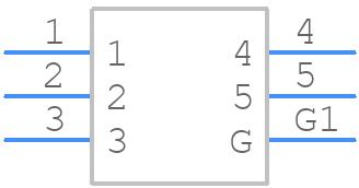 NC5FBV - Neutrik - PCB symbol