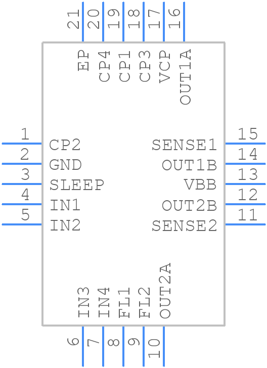 A3906SES-T - Allegro Microsystems - PCB symbol