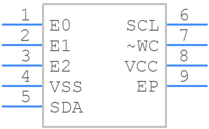 M24128-BFMB6TG - STMicroelectronics - PCB symbol