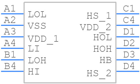 LM5113TME/NOPB - Texas Instruments - PCB symbol
