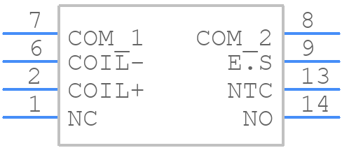 HE721C0510 - LITTELFUSE - PCB symbol