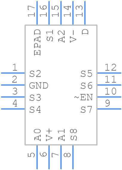 DG9409DN-T1-E4 - Vishay - PCB symbol