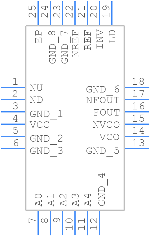 HMC4069LP4E - Analog Devices - PCB symbol