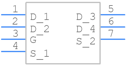 SIA459EDJ-T1-GE3 - Vishay - PCB symbol