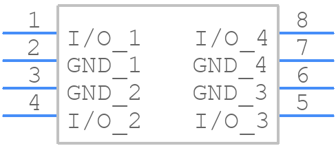 SP2502LBTG - LITTELFUSE - PCB symbol