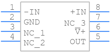 AD8215YRZ - Analog Devices - PCB symbol