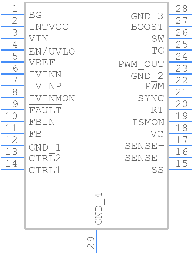 LT3763HFE#TRPBF - Analog Devices - PCB symbol