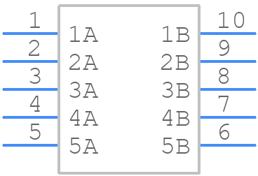A6E5104 - OMRON Electronics - PCB symbol