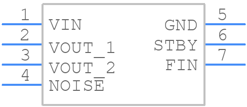BH33MA3WHFV-TR - ROHM Semiconductor - PCB symbol