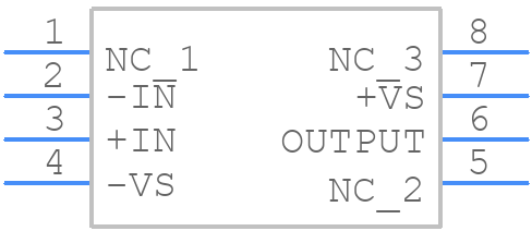 AD811JRZ-REEL7 - Analog Devices - PCB symbol
