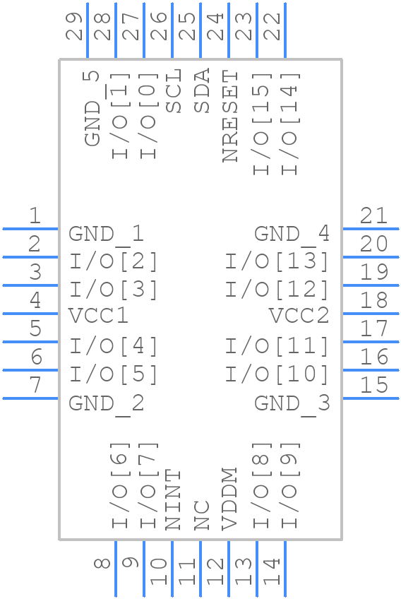 SX1503I091TRT - SEMTECH - PCB symbol