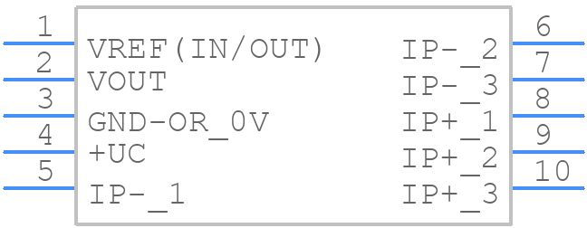 HLSR 40-P - LEM - PCB symbol